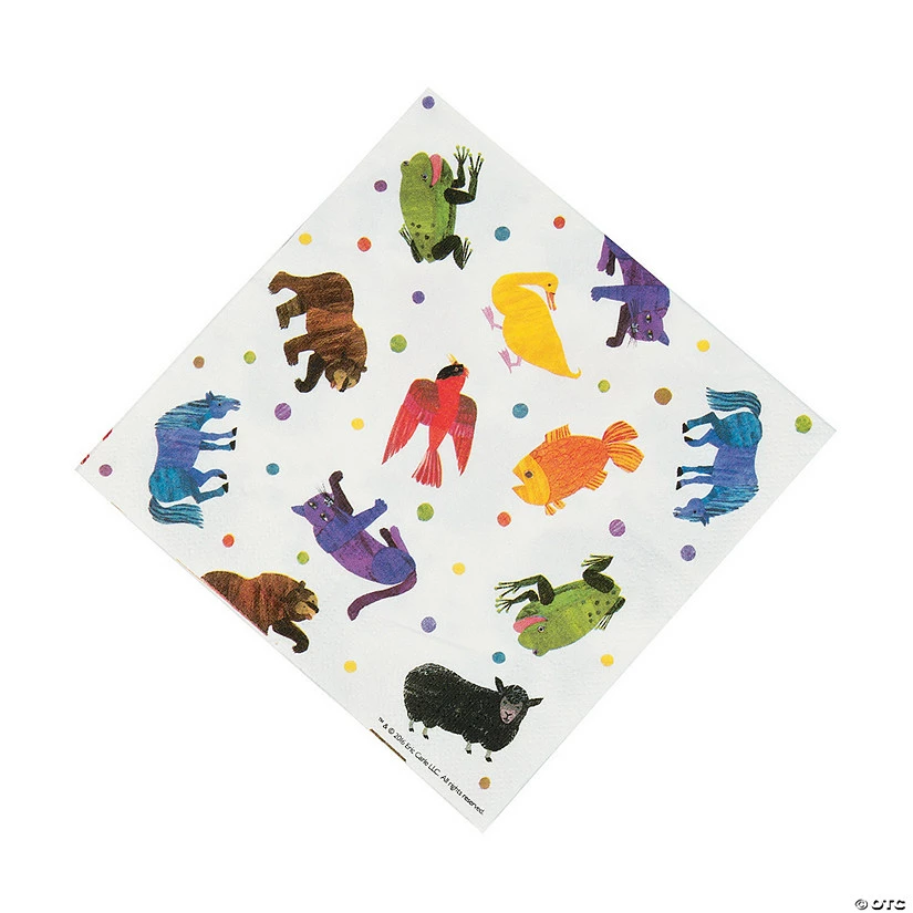 Brand new π Eric Carleβs Brown Bear, Brown Bear, What Do You See? Luncheon Napkins - 16 Pc. π 2 Brand new π Eric Carleβs Brown Bear, Brown Bear, What Do You See? Luncheon Napkins - 16 Pc. π - Image 2