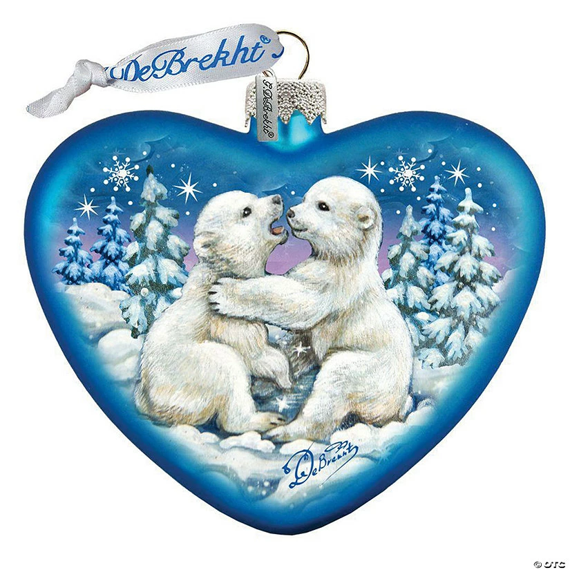 Best deal β G. Debrekht Polar Cubs Glass Ornament Wildlife Holiday Decor 𧨠2 Best deal β G. Debrekht Polar Cubs Glass Ornament Wildlife Holiday Decor 𧨠- Image 2