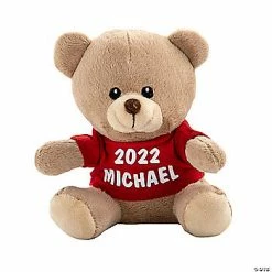 Brand new 🌟 Personalized Stuffed Bear with T-Shirt - Red 👍