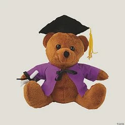Best Pirce ⌛ Personalized Graduation Stuffed Bear with Purple 👚 Shirt 🌟