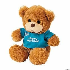 Cheapest ❤️ Personalized Winter Blue T-Shirt Brown Stuffed Bear 💯