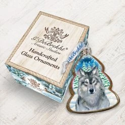 Coupon 🎁 Designocracy Black Bear Wilderness Keepsake Glass Ornament ⌛