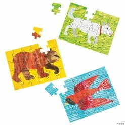 Designocracy Shop 52 Top 10 🔥 Eric Carle’s Brown Bear, Brown Bear, What Do You See? Puzzles - 12 Pc. ⭐