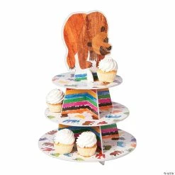 Designocracy Shop 44 Hot Sale 🌟 Eric Carle's Brown Bear, Brown Bear, What Do You See? Cupcake Stand 🌟