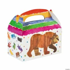 Designocracy Shop 50 Wholesale 😀 Eric Carle's Brown Bear, Brown Bear, What Do You See? Favor Boxes - 12 Pc. 🥰