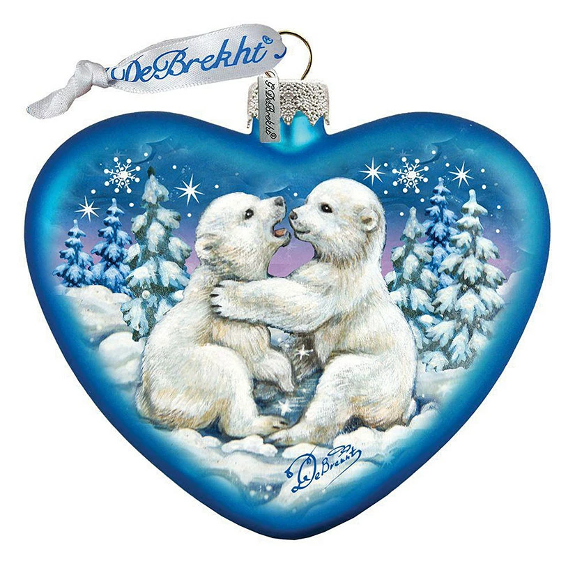 Best deal β G. Debrekht Polar Cubs Glass Ornament Wildlife Holiday Decor 𧨠1 Best deal β G. Debrekht Polar Cubs Glass Ornament Wildlife Holiday Decor π§¨