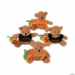 Buy 👏 Haloween Stuffed Bears with T-Shirt - 12 Pc. 👏