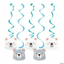 Best deal ⭐ Happy Bear Hanging Swirl Decorations - 5 Pc. 👏