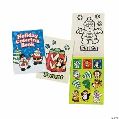 Cheapest 🤩 Holiday Coloring Books with Sticker Sheets - 24 Pc. ❤️