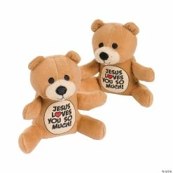 Best reviews of ๐ Jesus Loves You So Much Brown Stuffed Bears - 12 Pc. โจ