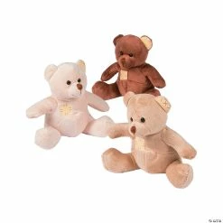 Deals ⭐ Patchwork Stuffed Bears - 12 Pc. 😉