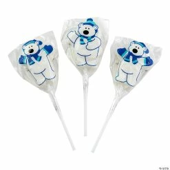 Budget 🧨 Polar Bear Lollipops - 12 Pc. 🤩