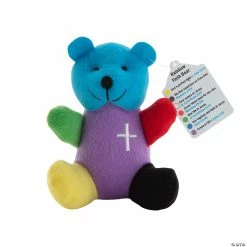 Top 10 🧨 Religious Rainbow-Colored Stuffed Bears - 12 Pc. 🔔