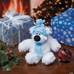 Designocracy Shop -Designocracy Shop small holiday stuffed polar bear4 3981b a01