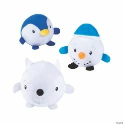 New ???? Stuffed Round Winter Snow Characters - 12 Pc. ✨