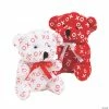 Budget ✨ Valentine’s Day Mini Red & White Hugs & Kisses Stuffed Bears - 12 Pc. 🧨