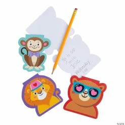 Cheap 🔥 Valentine’s Day Zoo Animal Notepads - 24 Pc. ⭐