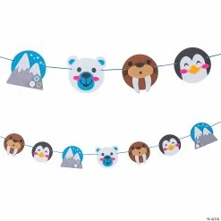Flash Sale 🎉 Winter Animal Garland Craft Kit - Makes 1 👍